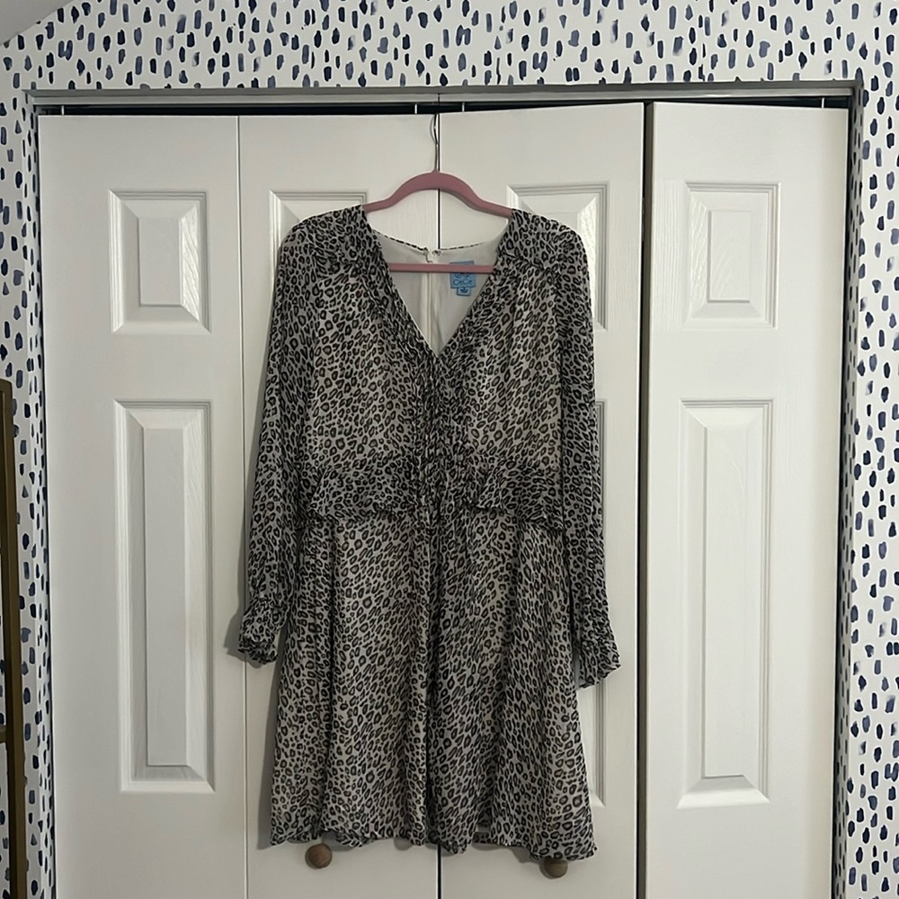 Cece flounce dress